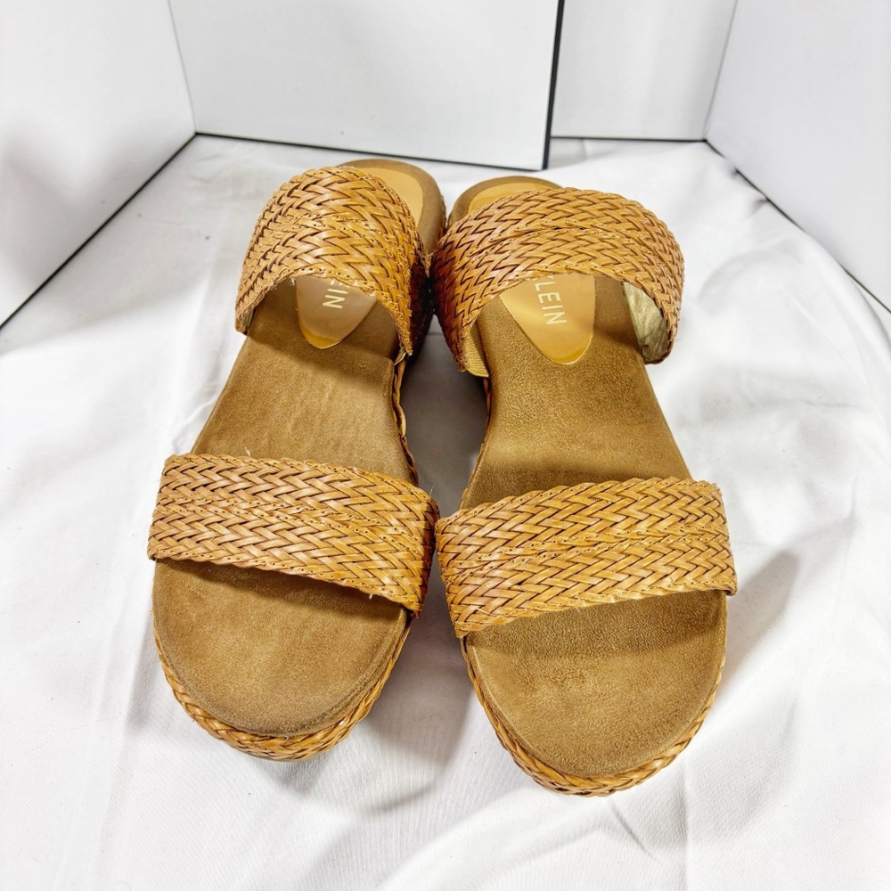 Anna Klein Women's Akzala Open Toe Casual Slide Sandals Sz 9.5